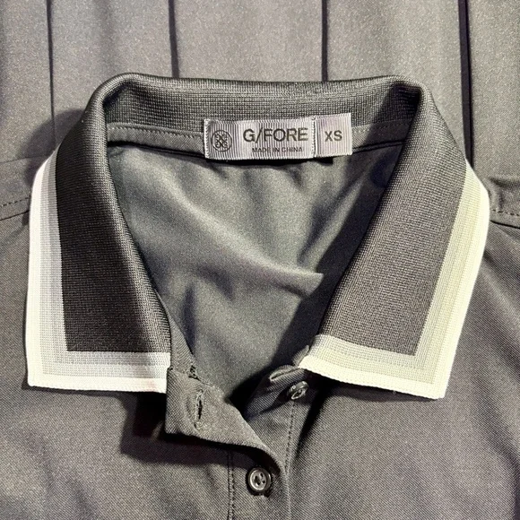 G/FORE Black Pique Sleeveless Pleated Polo Dress Size XS - Picture 5 of 9